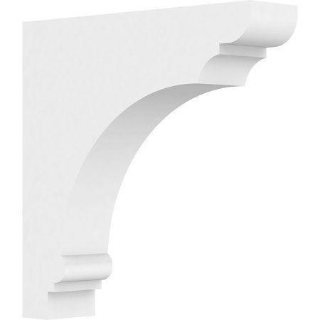 Standard Hughes Architectural Grade PVC Bracket, 2W X 9D X 9H